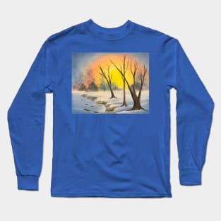 Winter Elegance Long Sleeve T-Shirt